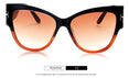 Oversized Frame Vintage Cat Eye Sunglasses