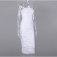 Elegant Ruched Party Night Dress