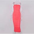 Elegant Ruched Party Night Dress