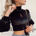 Leopard Sexy Hollow Out Backless Women Blouse