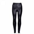 High Waist Push Up Faux Leather Pants