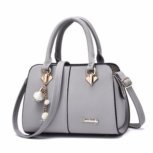 Luxury Plum Bow Sweet Messenger Crossbody Shoulder Bag