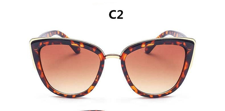 Luxury Brand Vintage Retro Cat eye Sunglasses