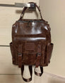 Leather Vintage Shoulder Mochila Backpack