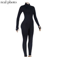 Long Sleeve Active Wear Jumpsuit