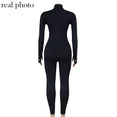 Long Sleeve Active Wear Jumpsuit