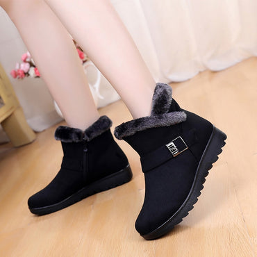 Fur Plush Warm Women Snow Boots