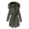 Loose Parka Fur Collar Cotton Padded Jackets