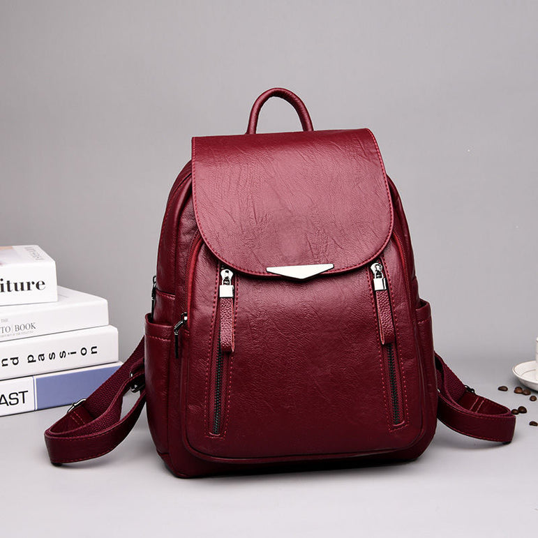 Leather New Women Backpack