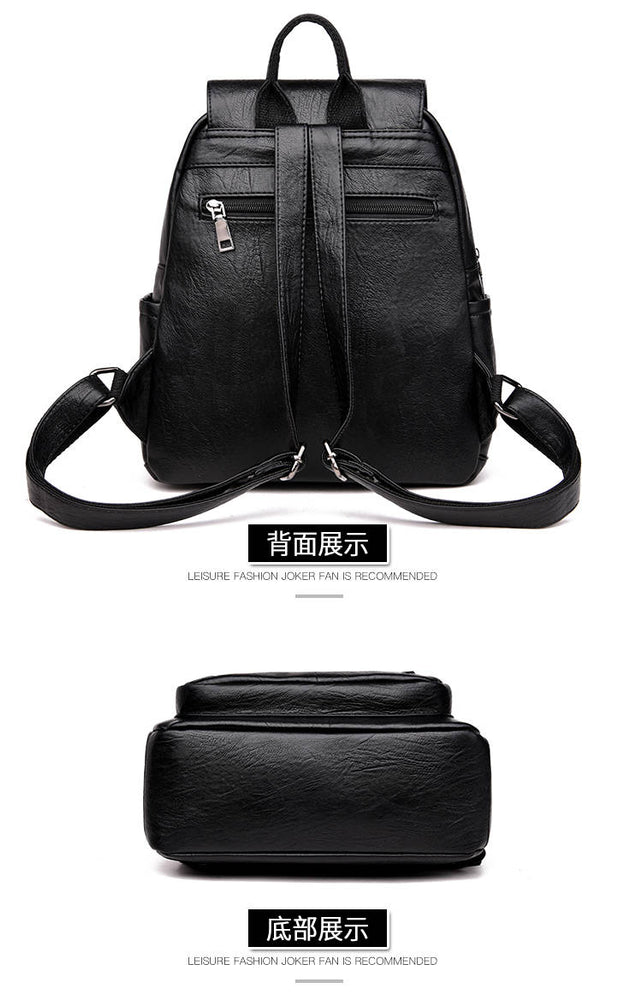 Leather New Women Backpack