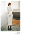 Slim Elastic Winter Sweater Knitted Long Dress