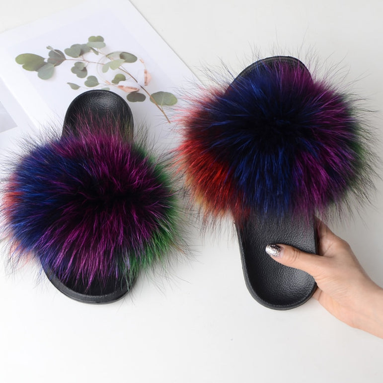 Cute Real Fur Slippers