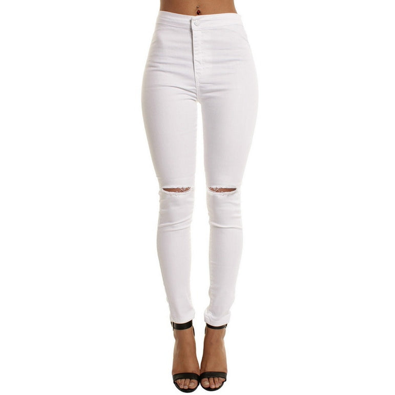 Casual Pencil High Waist Skinny Jeans