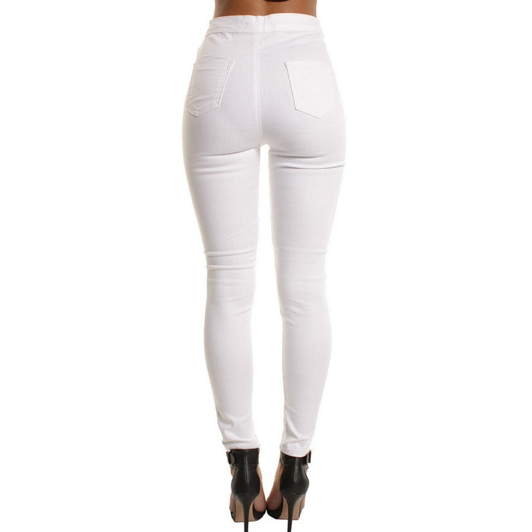 Casual Pencil High Waist Skinny Jeans