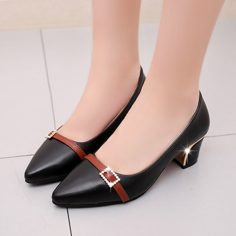 Pointed Shallow Women Pumps High Heels