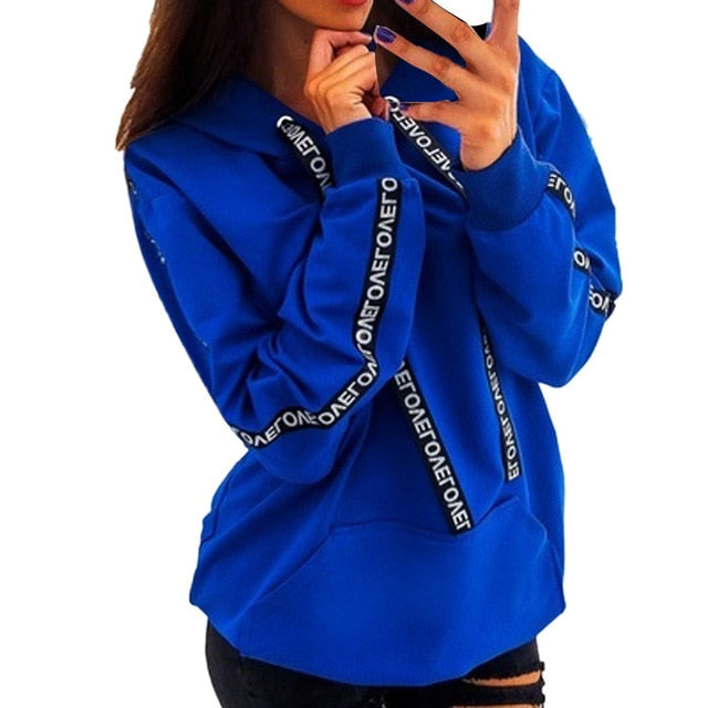 Long Sleeve Sweatshirt Women Pullover Tops Blouse