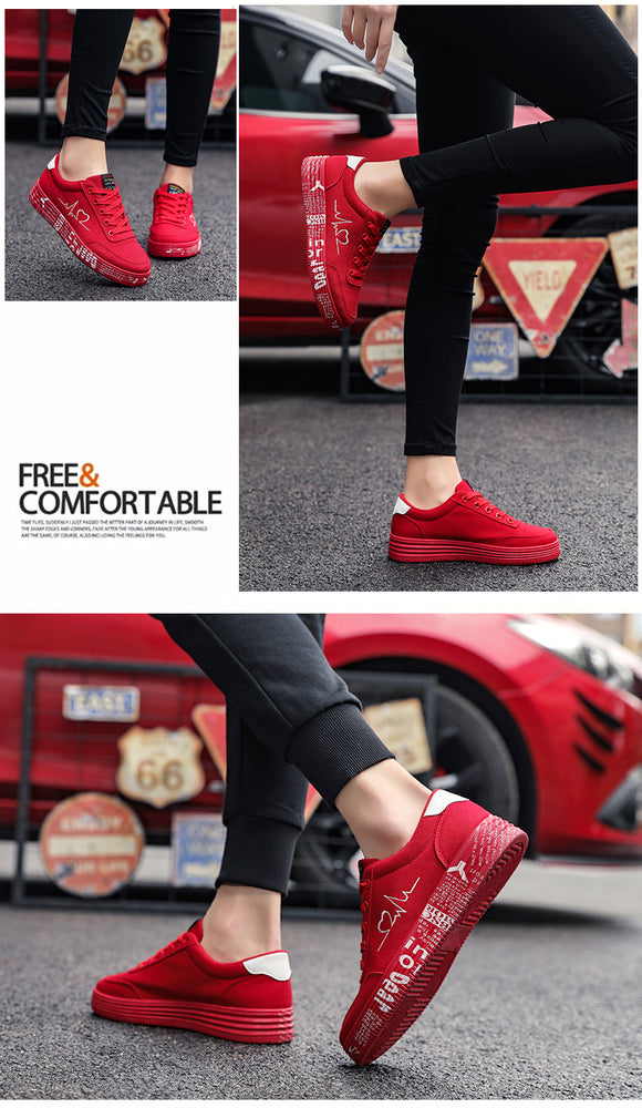 Lace up Casual Women Vulcanized Shoes Sneakers