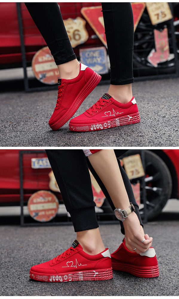 Lace up Casual Women Vulcanized Shoes Sneakers