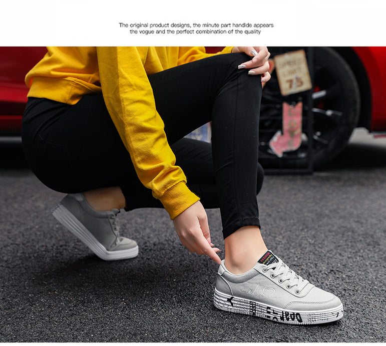 Lace up Casual Women Vulcanized Shoes Sneakers