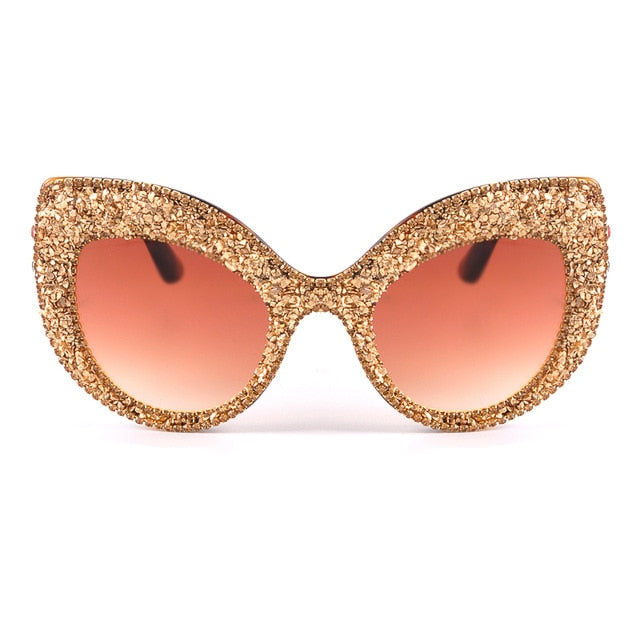 Shades Mirror Cat Eye Luxury Sunglasses