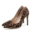 Elegant Office Pumps Leopard Women Shoes High Heels