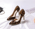 Elegant Office Pumps Leopard Women Shoes High Heels