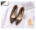 Elegant Office Pumps Leopard Women Shoes High Heels