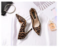 Elegant Office Pumps Leopard Women Shoes High Heels