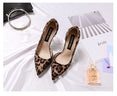 Elegant Office Pumps Leopard Women Shoes High Heels