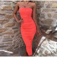 Elegant Ruched Party Night Dress