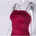 Elegant Ruched Party Night Dress