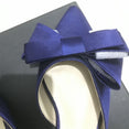 Pointed Bow tie Flat Heel Sets Slippers