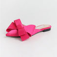 Pointed Bow tie Flat Heel Sets Slippers