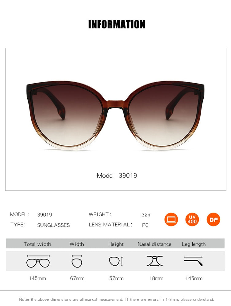 Classic Retro Vintage Cat Eye Women Sunglasses