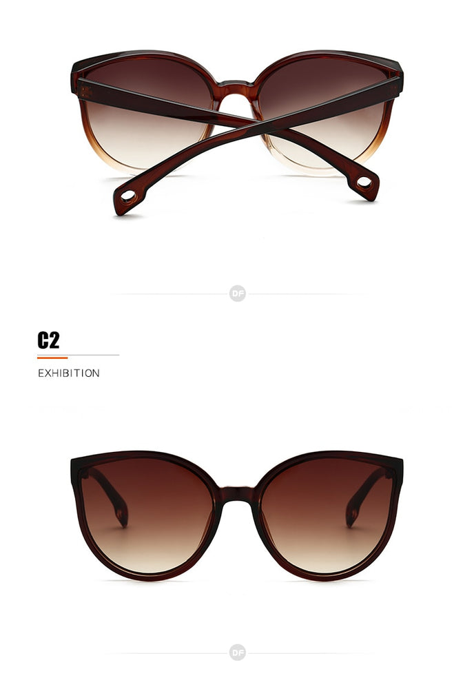 Classic Retro Vintage Cat Eye Women Sunglasses