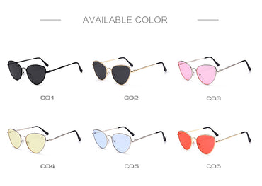 Retro Vintage Cat Eye Women Sunglasses