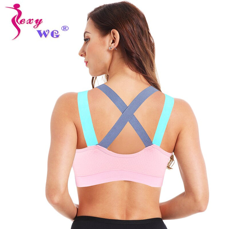 Push Up Running Vest Woman Yoga Bra