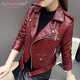 Leather Short Faux Soft Jacket