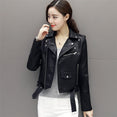 Leather Short Faux Soft Jacket