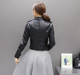 Leather Short Faux Soft Jacket