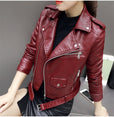 Leather Short Faux Soft Jacket