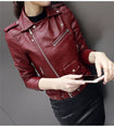 Leather Short Faux Soft Jacket