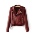 Leather Short Faux Soft Jacket