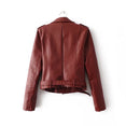 Leather Short Faux Soft Jacket