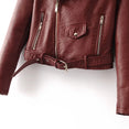 Leather Short Faux Soft Jacket