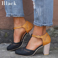 Square Women Heel High Shoes