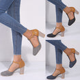 Square Women Heel High Shoes