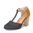 Square Women Heel High Shoes