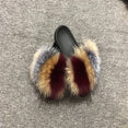 Cute Plush Fox Hair Fluffy Slippers