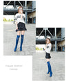 tassel jean Thigh High Boots